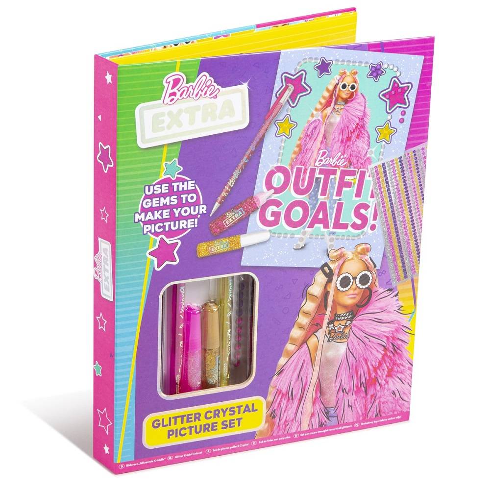 BARBIE EXTRA GLITTER CRYSTAL PICTURE SET